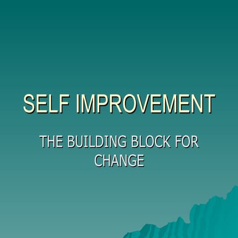 Self Improvement for Muslims. Why and how?