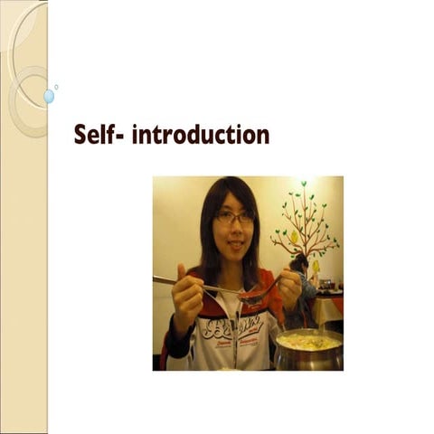 Self Introduction | PPT