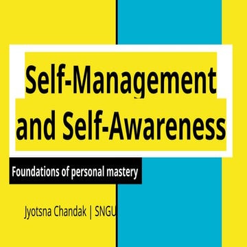 Self -Management and Self Awareness.pptx