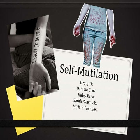 Self mutilation power point