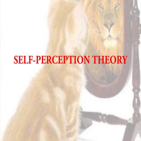 Self perception theory