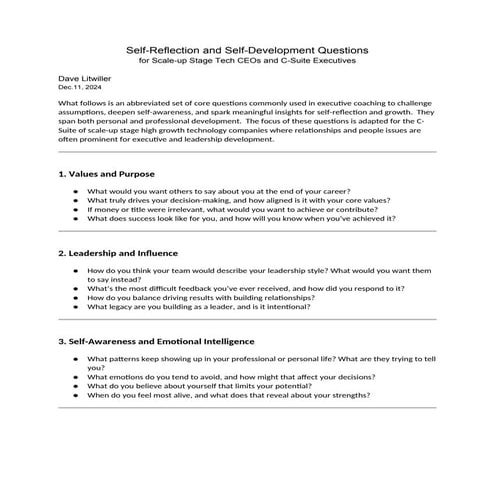 Self-Reflection and Self-Development Questions.docx