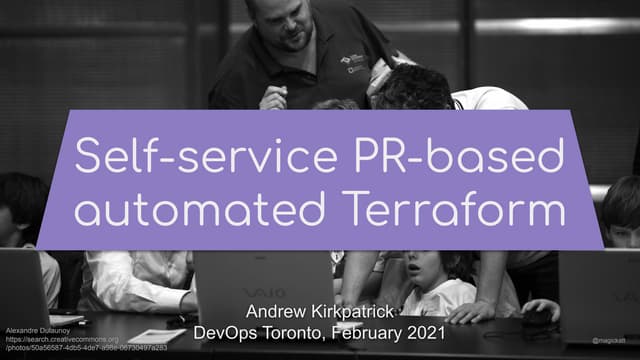 Self-service PR-based Terraform