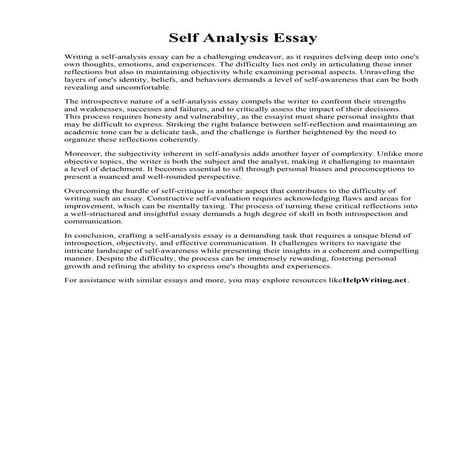 Self Analysis Essay.pdf