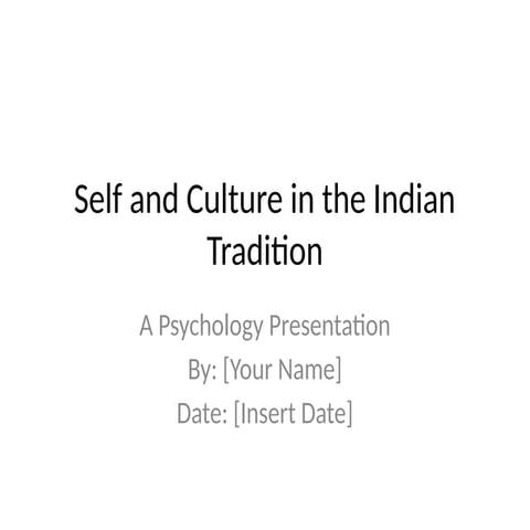 Self_and_Culture_Presentation.pptx________ | PPT