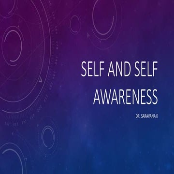Self and self awareness
