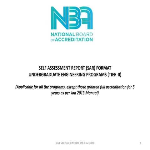 SELF ASSESSMENT REPORT (SAR) FORMAT.pptx