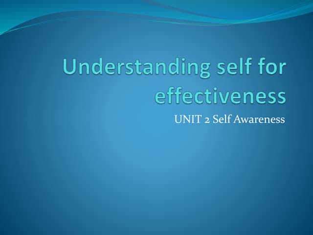Self awareness-1.pptx