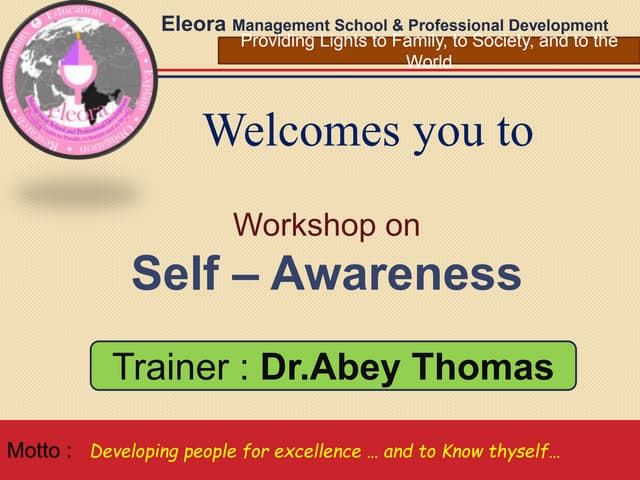 Self awareness skills