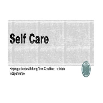 Self Care 