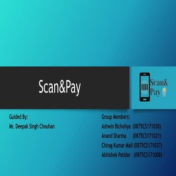 Self checkout application presentation