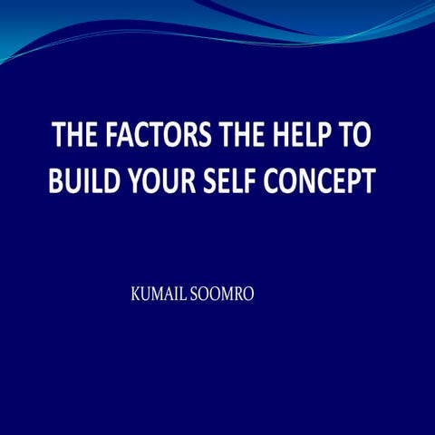 Self Concept - Interpersonal Skills