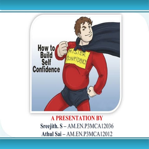 How to develop self confidence 