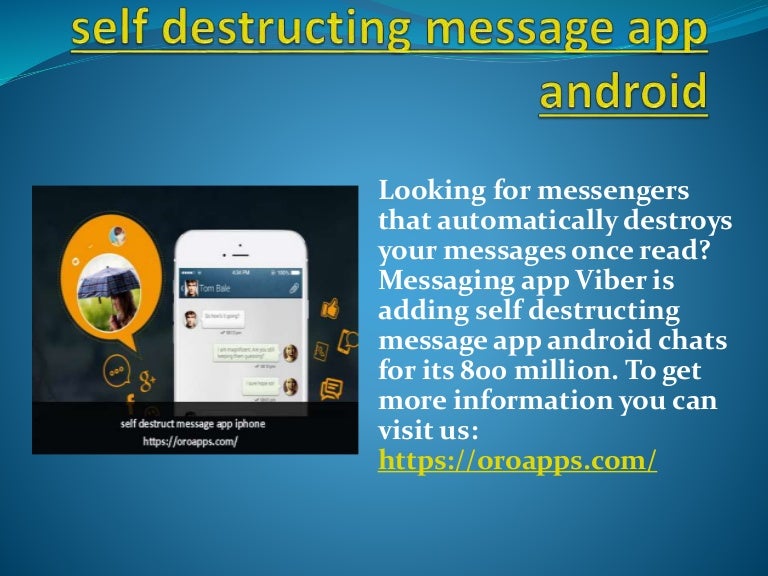 Signal self destructing messages - awayfalo