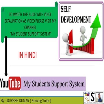 Self development in ENGLISH