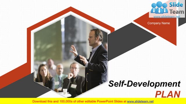 Self Development Plan PowerPoint Presentation Slides 