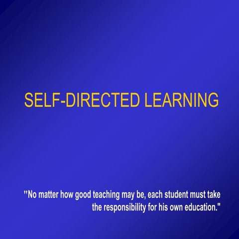 Self Directed Learning.ppt