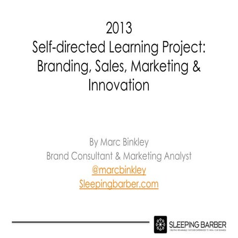 2013 Self-directed Learning Project In Brand Growth