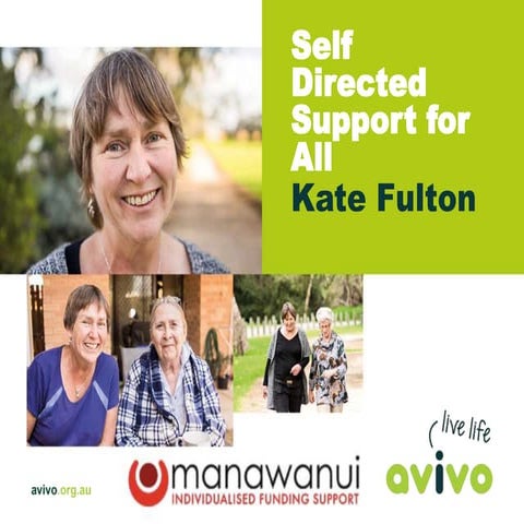 Self Directed Support for All Kate Fulton Avivo Nov 16