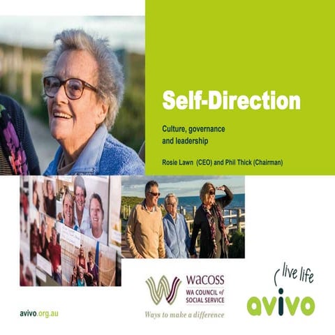 Self direction  Culture, governance & leadership