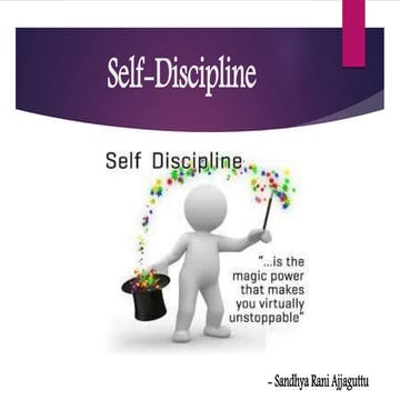 Self discipline - Key to Success