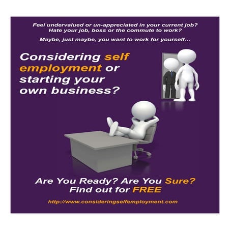 Self employment reasons