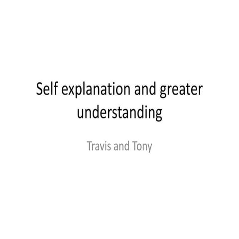 Concept of self reflection and peer evaluation | PPTX