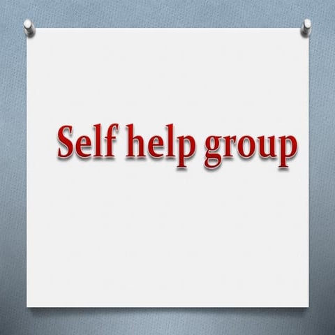 Self help group (NABARD)
