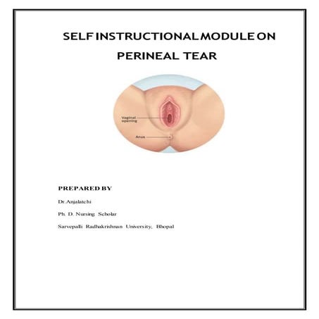 Self instructional module on perineal tear