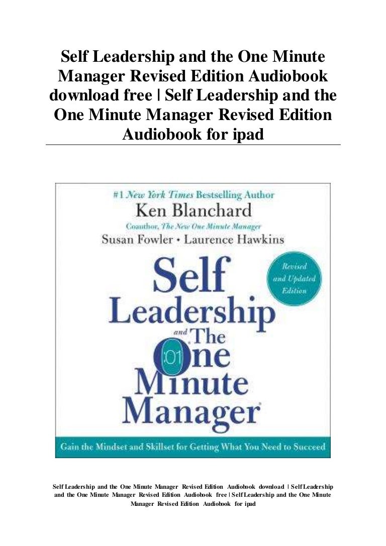 Self Leadership and the One Minute Manager Revised Edition Audiobook