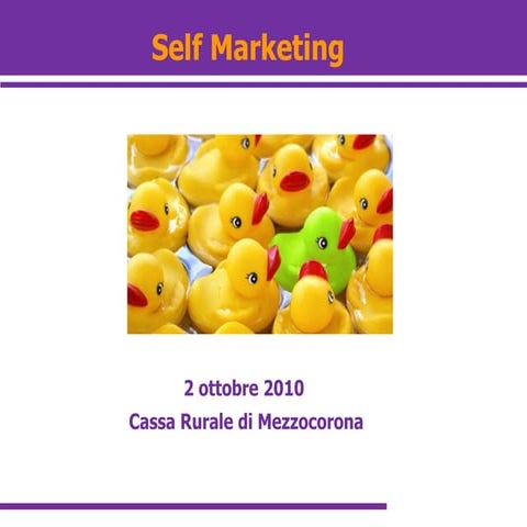 Self Marketing | PPT