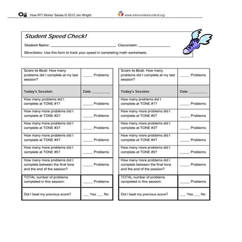 Self monitoring math_comp_increase_productivity_student_score_sheet