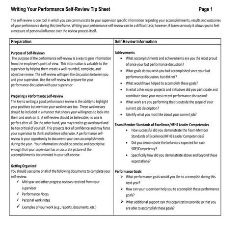 Self Performance Review Example.pdf