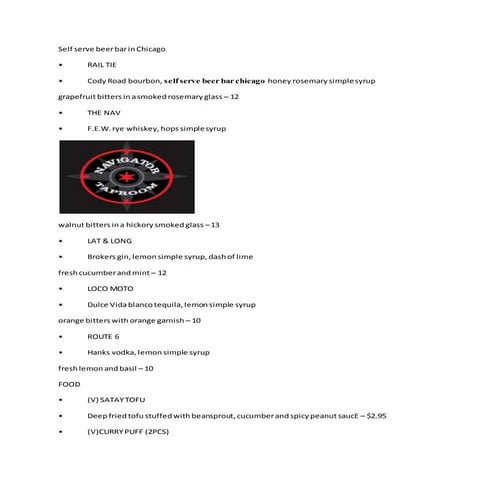 Self serve beer bar in Chicago