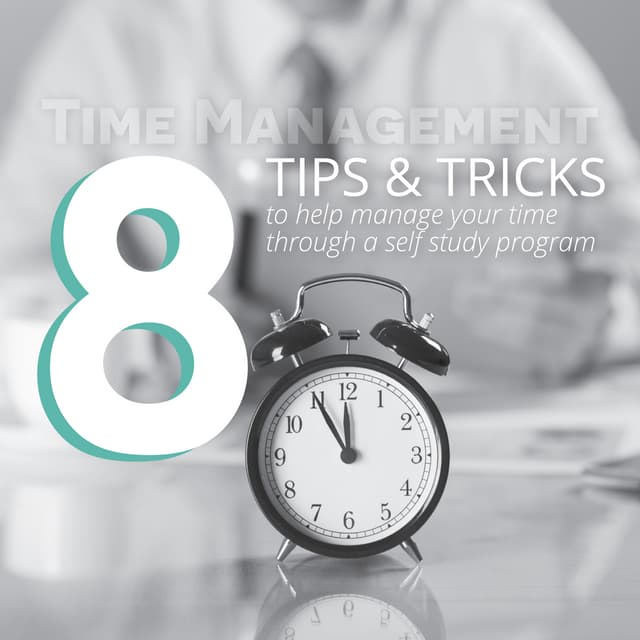 Time Management TIps and Tricks