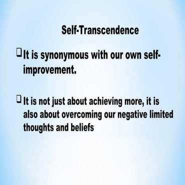 self transcendence-intro to philosophy.ppt
