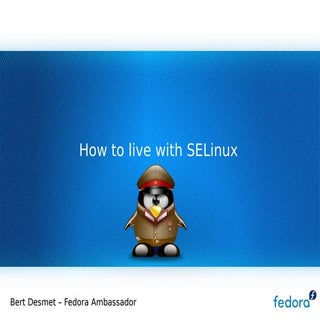 How to live with SELinux