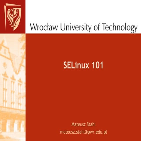 [Wroclaw #3] SELinux 101