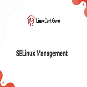 Automating SELinux Management with Ansible - RHCE | PDF
