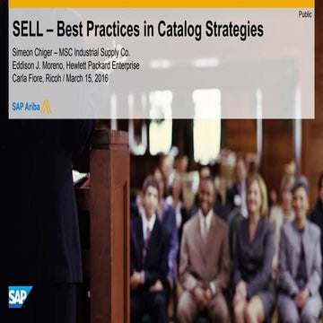 Best Practices in Catalog Strategies