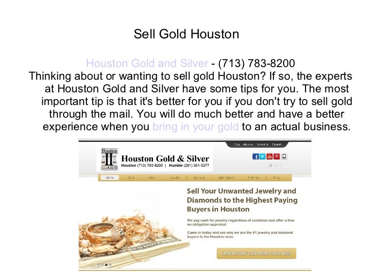 Sell Gold Houston