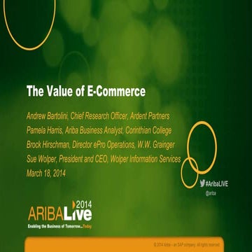 The Value of E-Commerce