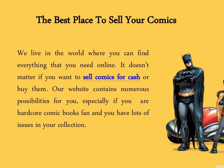 Sell Comics For Cash