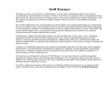 Example Of A Rough Draft Essay | PDF