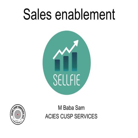 Sales enablement for startups and SME organisations 