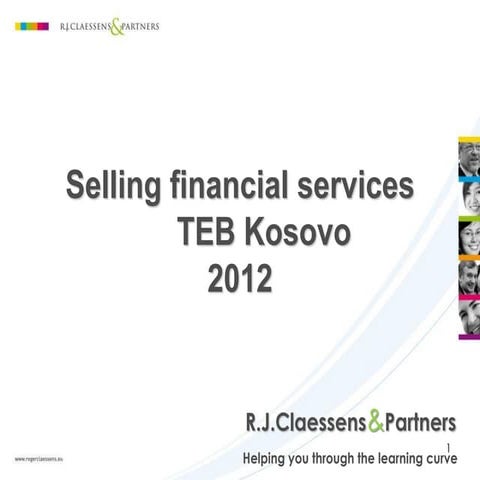 Selling financial services TEB Kosovo 2012
