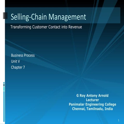 Selling chain management