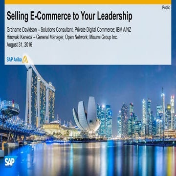 Selling E-Commerce to Your Leadership