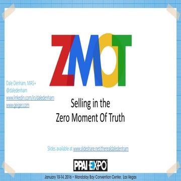 Selling in ZMOT