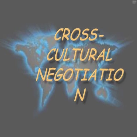 cross culture negotiation